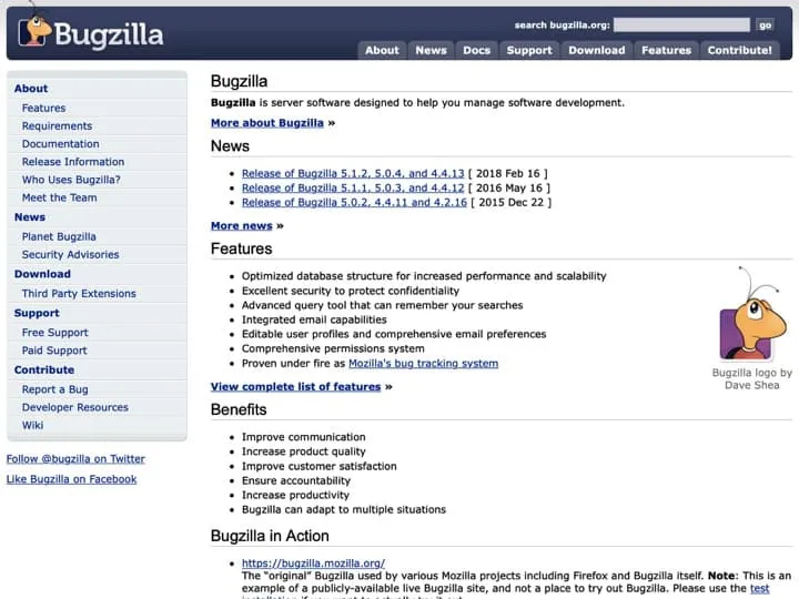 Meilleur logiciel de recherche de bugs (Bugs Tracking) : Bugzilla, Bugherd 