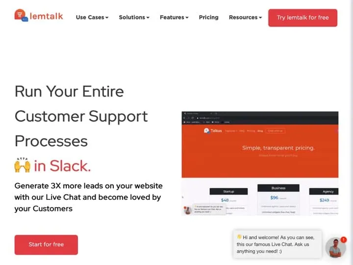Meilleur logiciel de support clients en self service : Talkus, Teamsupport 