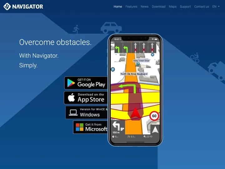 Meilleur logiciel Gestion des Opérations : Navigatorfree Mapfactor, Transformap 