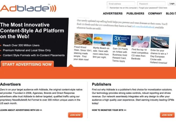 Meilleure plateforme de pilotage des campagnes publicitaires (DSP - Demand side platform) : Adblade, Tradelab