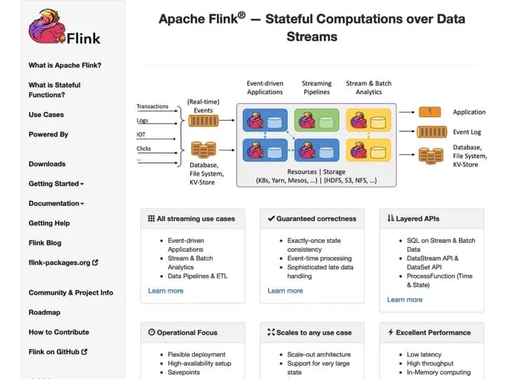 Meilleur Processus de flux : Flink Apache, Logstash