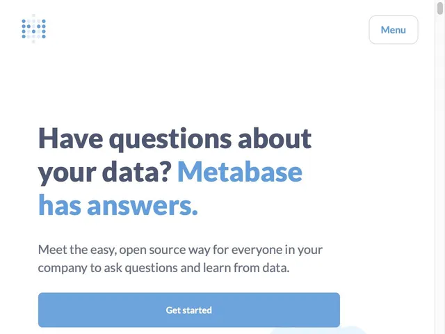Avis Metabase Prix logiciel d'analyse de données 