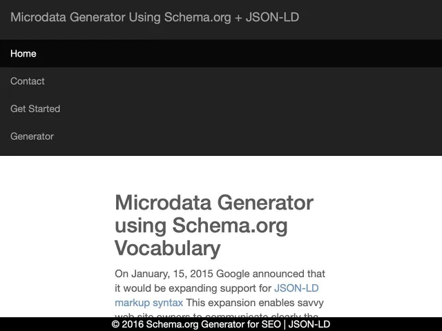Avis Microdatagenerator.com Prix logiciel de génération de microdonnées (metadata) 
