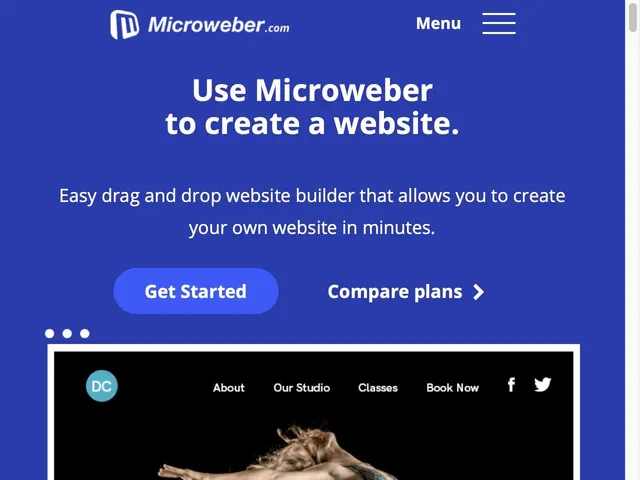 Avis Microweber Prix logiciel de conception de sites internet 