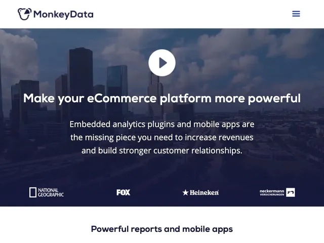 Avis MonkeyData Prix logiciel Analytics E-commerce 