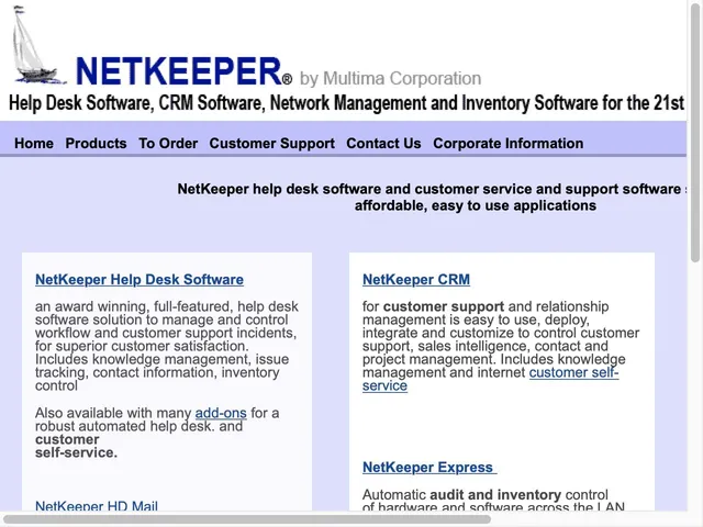 Avis Netkeeper CRM Prix logiciel CRM (GRC - Customer Relationship Management) 