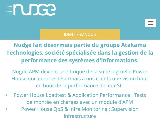 Avis Nudge APM Prix logiciel de surveillance de la performance des applications 