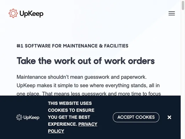 Avis UpKeep Prix logiciel de gestion de maintenance assistée par ordinateur (GMAO) 