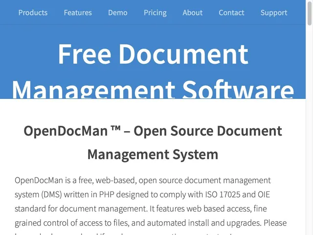 Avis OpenDocMan Prix logiciel de gestion documentaire (GED) 