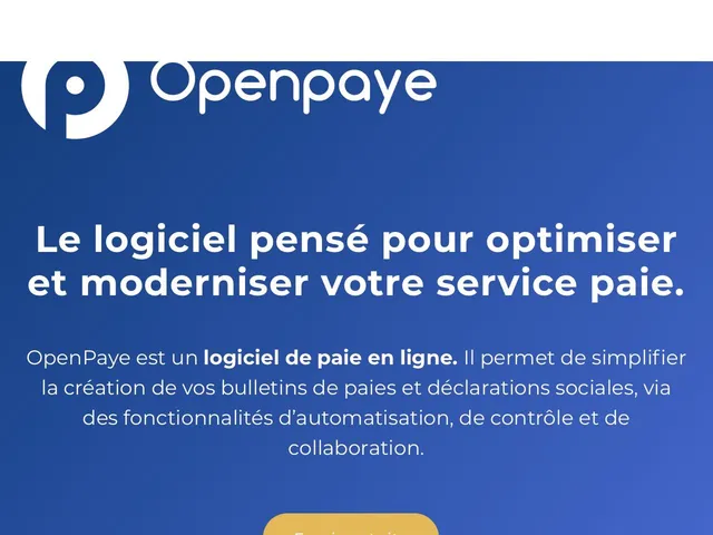 Avis Openpaye Prix logiciel de paie 