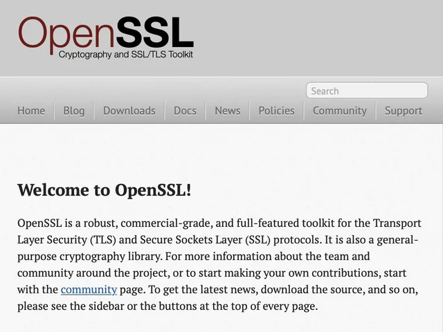 Avis OpenSSL Prix bibliothèque - widget 