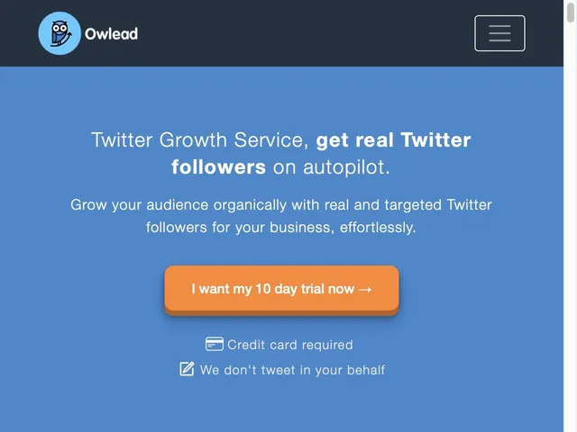 Avis Owlead Prix logiciel de marketing pour Twitter 