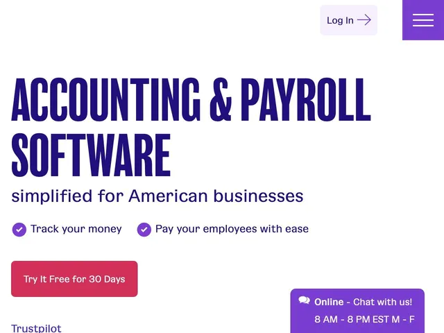 Avis Patriot Accounting Prix logiciel de comptabilité pour les petites entreprises 