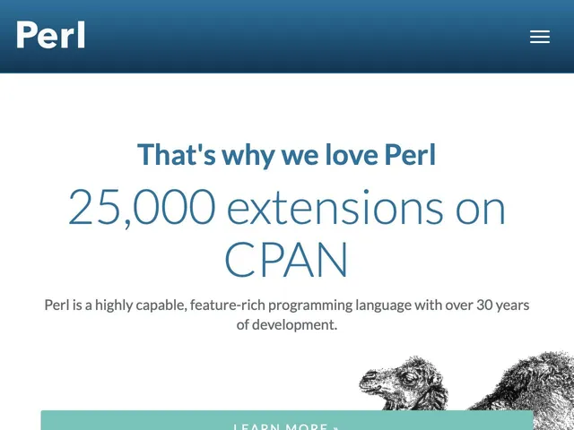 Avis Perl Prix langage de programmation 