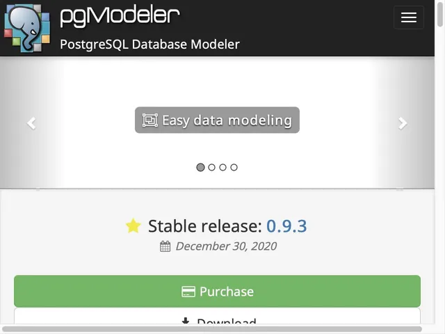 Avis PostgreSQL Modeler Prix base de Données 