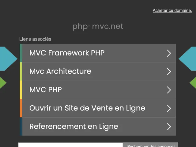Avis PHP-MVC Prix langage de Programmation - Frameworks 