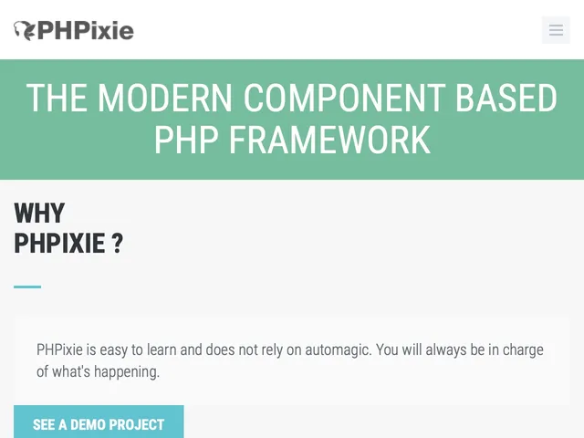 Avis PHPixie Prix framework web 