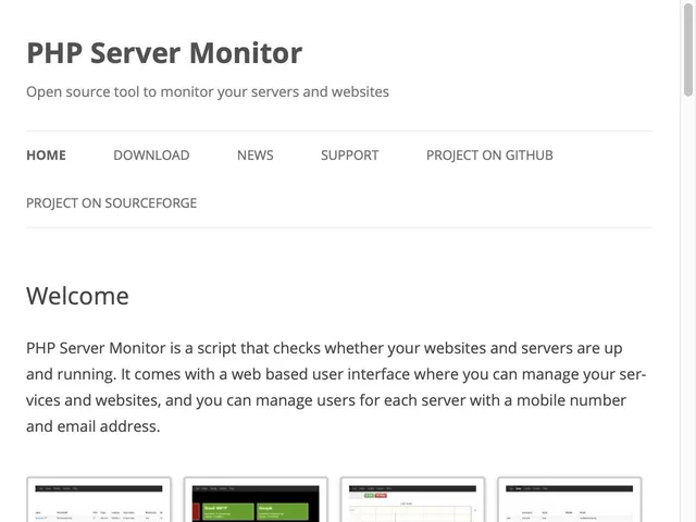 Avis PHP Server Monitor Prix logiciel de surveillance des serveur informatiques 