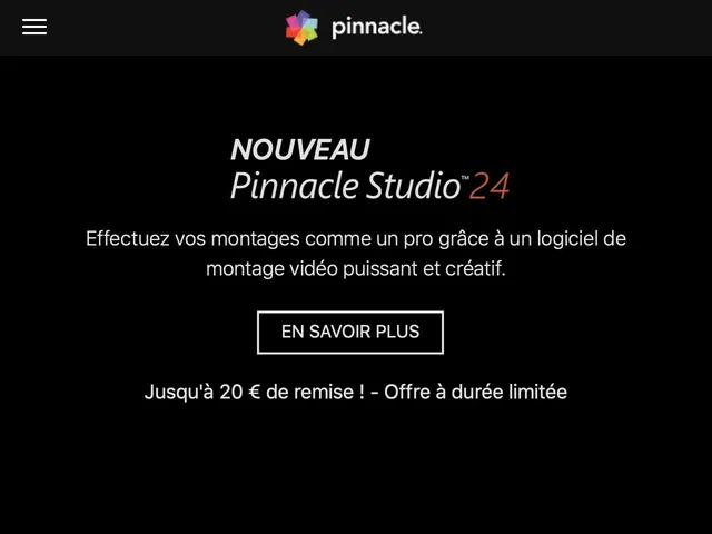 Avis Pinnacle Studio Prix logiciel de gestion des vidéos 