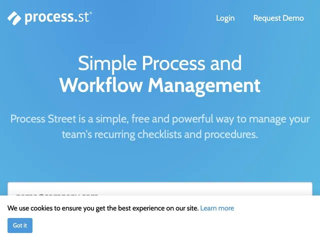 Avis Process Street Prix logiciel de gestion des processus métier (BPM - Business Process Management - Workflow) 
