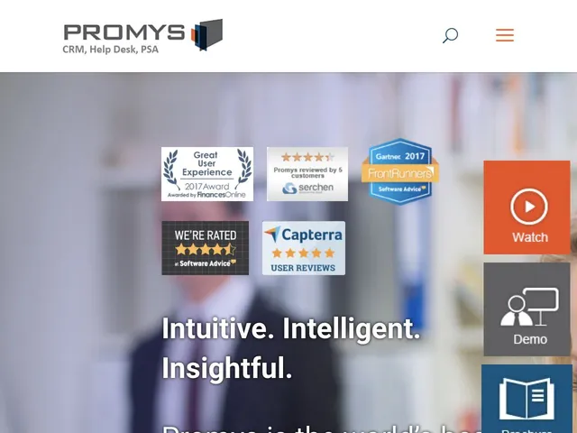 Avis Promys Prix logiciel d'automatisation des service professionnels (PSA) 