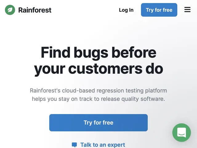 Avis Rainforest QA Prix test par crowdsourcing 