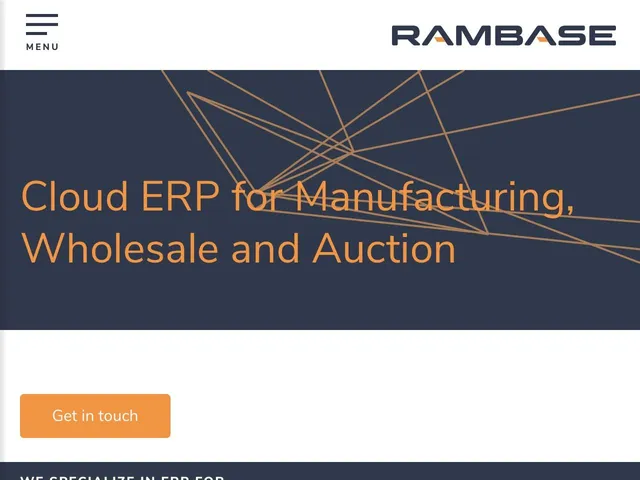 Avis RamBase Prix logiciel ERP (Enterprise Resource Planning) 