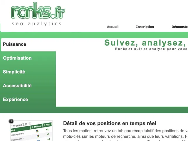 Avis Ranks.fr Prix logiciel de suivi du positionnement (ranking - serp) 