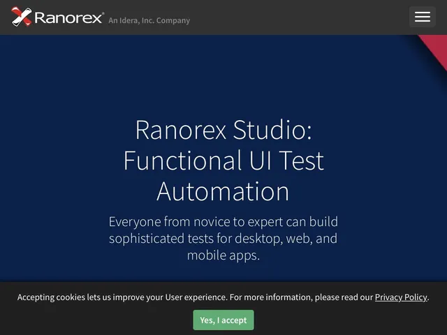 Avis Ranorex Prix logiciel d'automatisation des tests 