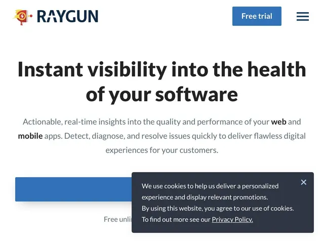 Avis Raygun Prix logiciel de surveillance des erreurs et des exceptions 