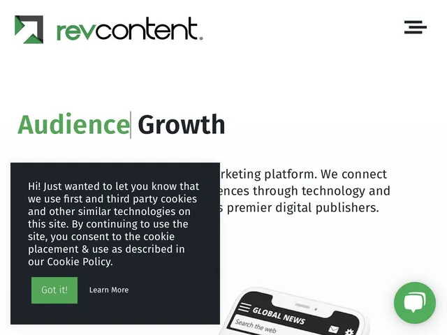 Avis Revcontent Prix plateforme de découverte et recommandation de contenu 