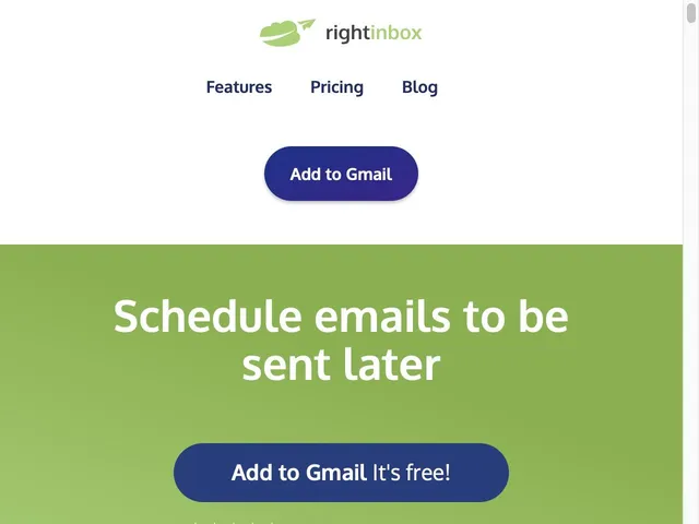 Avis RightInbox Prix logiciel de programmation d'emails 