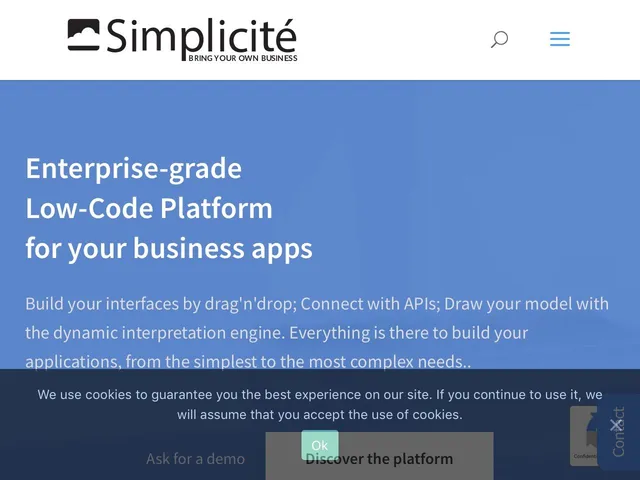 Avis Simplicite Prix plateforme Applicative en tant que service (aPaaS) 