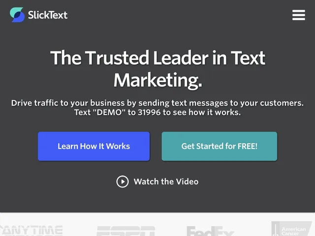 Avis SlickText Prix logiciel d'envoi de SMS marketing 