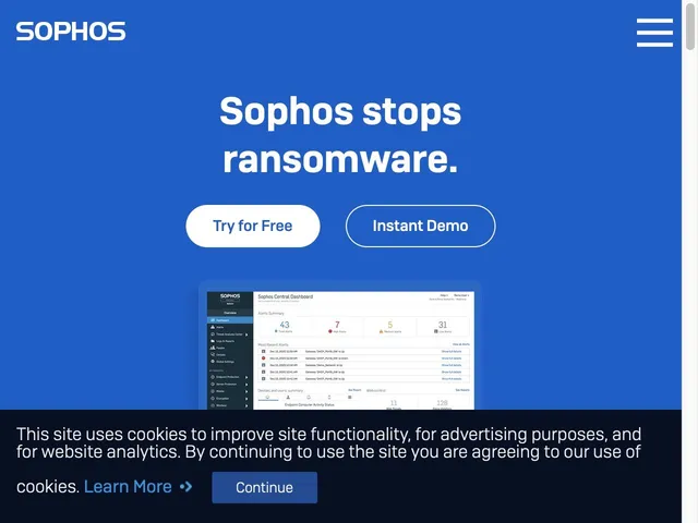 Avis Sophos Endpoint Antivirus Prix logiciel de sécurité informatique entreprise 