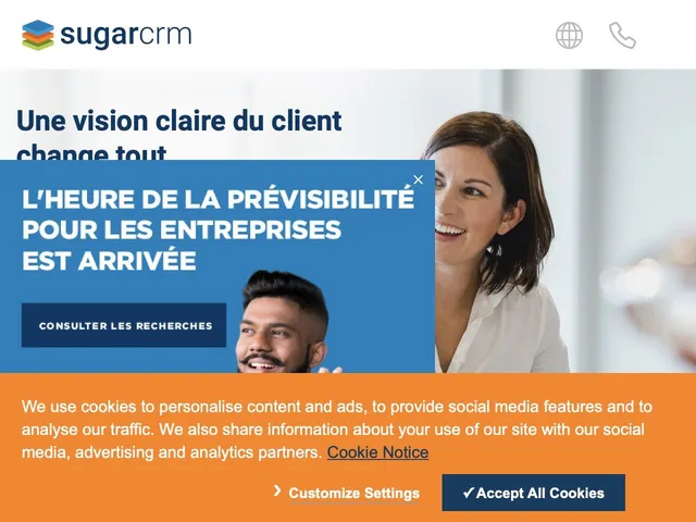 Avis SugarCRM Prix logiciel CRM (GRC - Customer Relationship Management) 