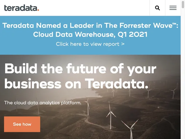 Avis Teradata Cloud Data Warehouse Prix outil d'entrepot de données 