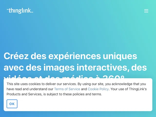 Avis Thinglink Prix logiciel de montage vidéo - animations interactives 