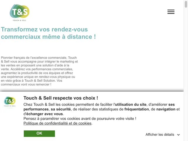 Avis Touch & Sell Prix logiciel de gestion de l'expérience client (CX) 
