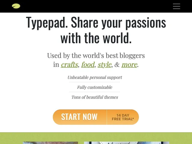 Avis TypePad Prix plateforme de blogs 