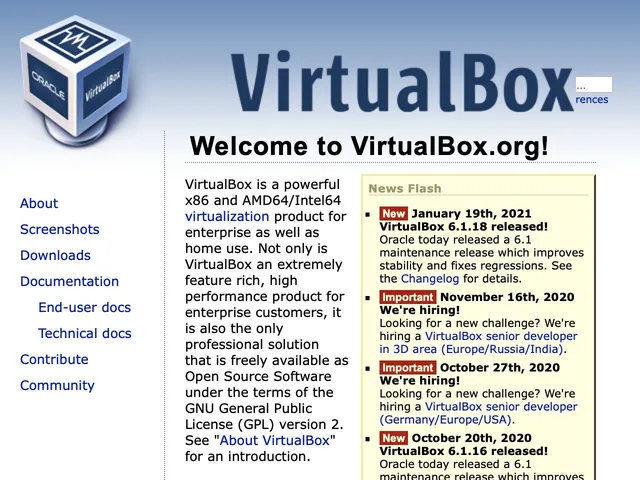 Avis Virtualbox Prix logiciel de virtualisation 