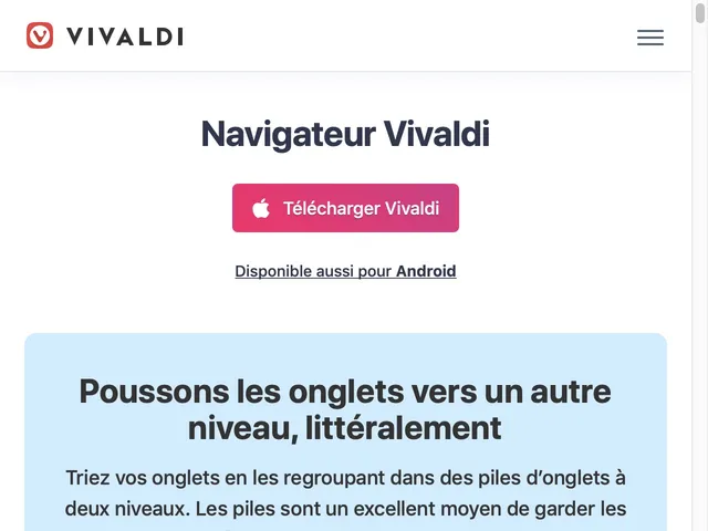 Avis Vivaldi Browser Prix navigateur Internet 