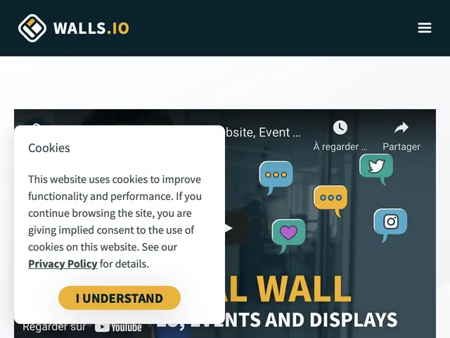 Avis Walls.io Prix logiciel de marketing des réseau sociaux 