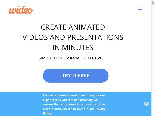 Avis Wideo Prix logiciel de montage vidéo - animations interactives 