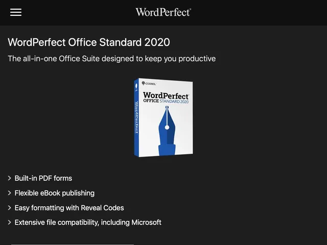 Avis Corel WordPerfect Office Prix logiciel Productivité 