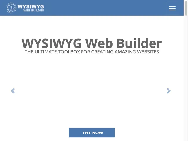 Avis WYSIWYG Web Builder Prix logiciel de conception de sites internet 