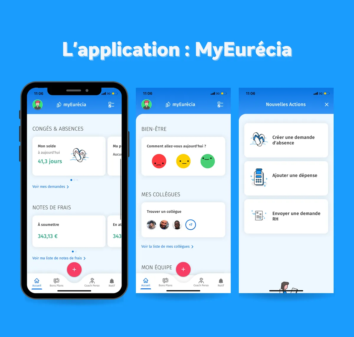 eurecia application mobile