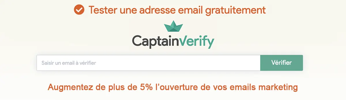 test captainverify verifie les adresses email numeros de telephone