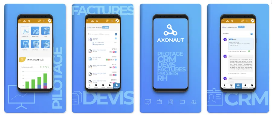 Axonaut : Application Mobile