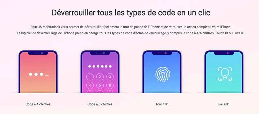 deverouiller face id touch id